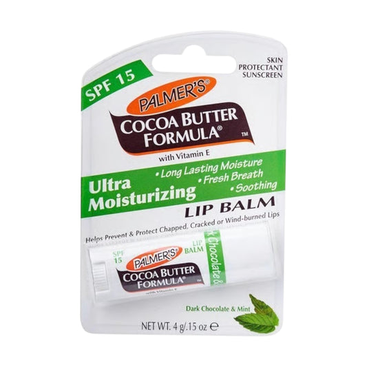 Palmers Cocoa Butter Lip Balm Dark Chocolate And Mint 4G