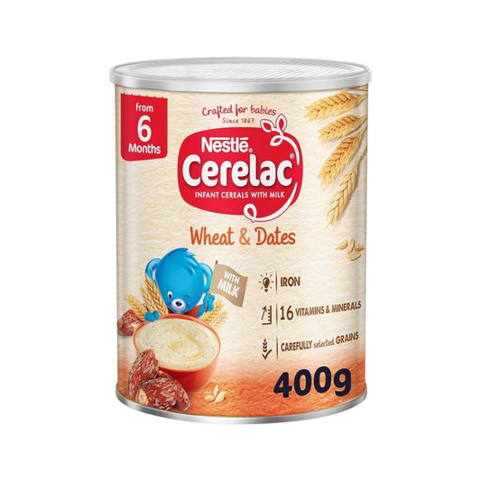 Kidilac Wheat & Dates غذاء الاطفال
Cereal 400g