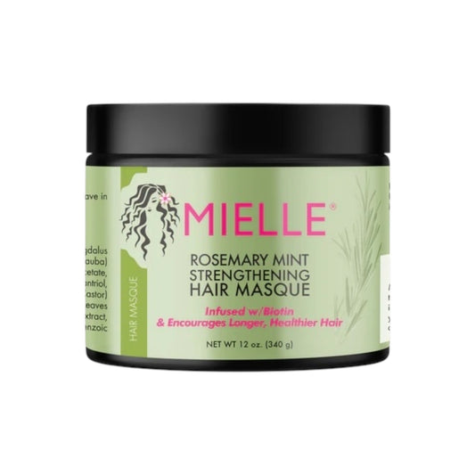 Mielle, Strengthening Hair Masque, Rosemary Mint, 12 oz (340 g)