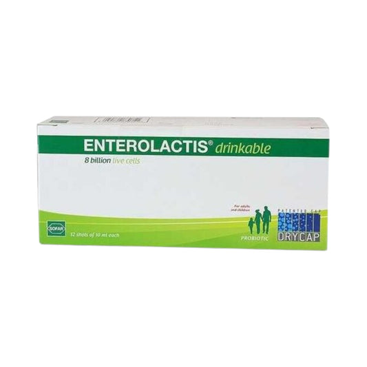 Enterolactis Probiotics Drinkable 12 Ampules
