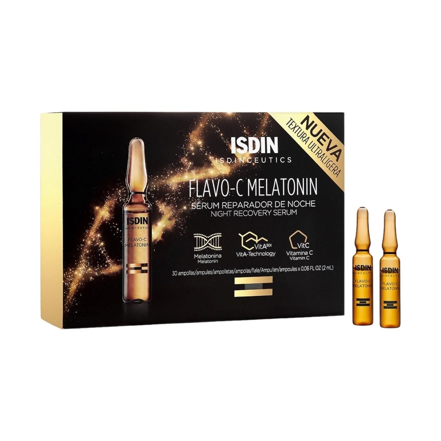 Isdin Flavo C Melatonin 10 Ampule * 2Ml - MELIA PHARMACY - MELIA PHARMACY