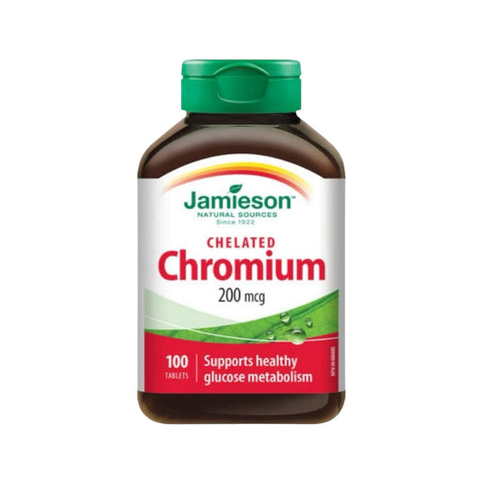 Jamieson Chromium 200 Mcg, 100 Tablet - MELIA PHARMACY - MELIA PHARMACY