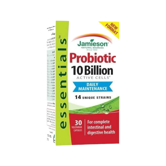 Jamieson Probiotic 10 Billion Active Cells, 30 Capsule - MELIA PHARMACY - MELIA PHARMACY