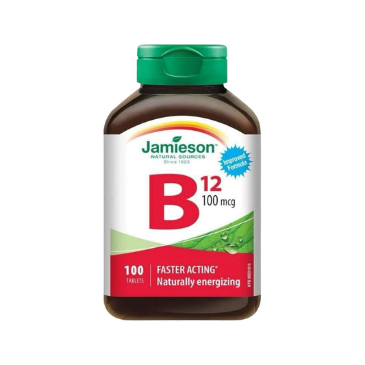 Jamieson Vitamin B12, 100 Tablet - MELIA PHARMACY - MELIA PHARMACY