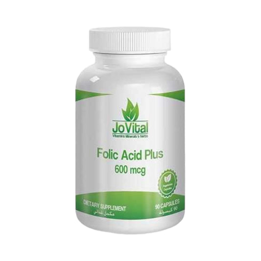 Jovital Folic Acid Plus 600Mcg, 90 Capsule - MELIA PHARMACY - MELIA PHARMACY