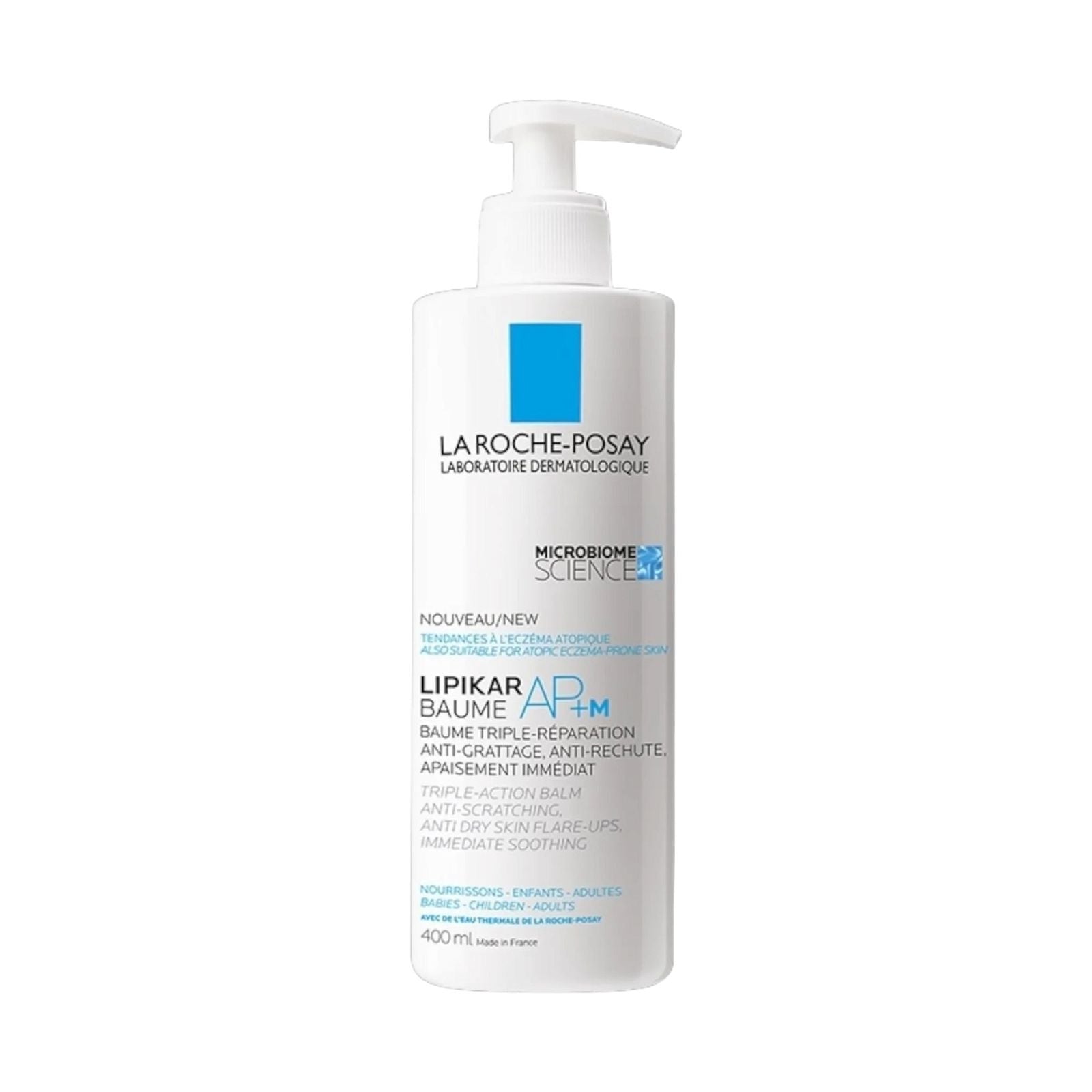 La Roche-Posay Lipikar Baume Ap+M Moisturizing for Dry and Eczema-Prone Skin 400ml - MELIA PHARMACY - MELIA PHARMACY