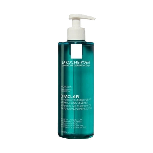 La Roche-posay Effaclar Micropeeling Cleansing Gel With Salicylic Acid For Oily Skin 400ml - MELIA PHARMACY - MELIA PHARMACY