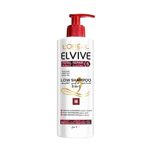 Loreal Elvive Total Repair Shampoo Pump 400Ml - MELIA PHARMACY - MELIA PHARMACY