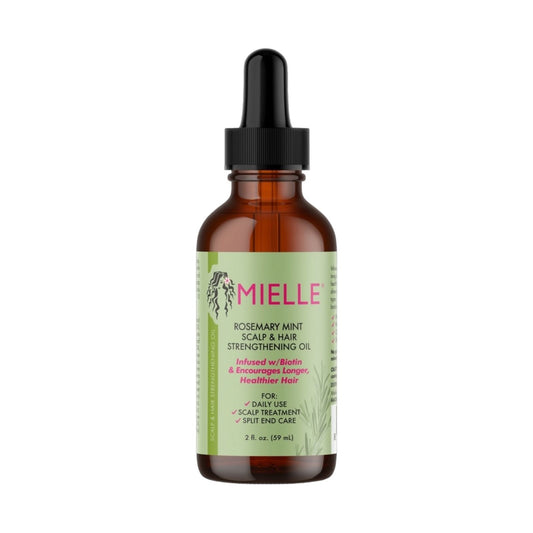 Mielle, Scalp & Hair Strengthening Oil, Rosemary Mint, 2 fl oz (59 ml) - MELIA PHARMACY - MELIA PHARMACY