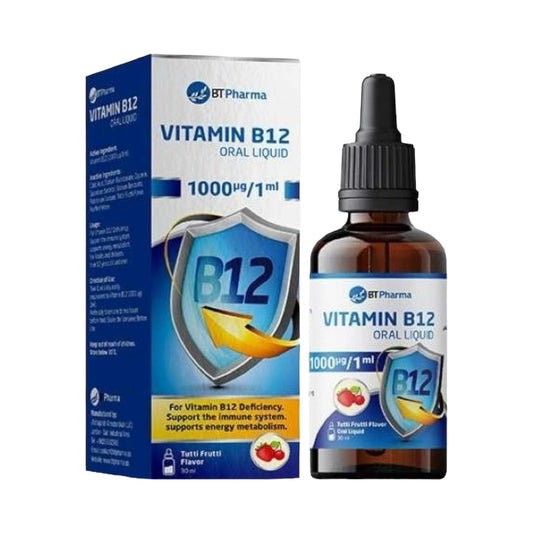 Bt Pharma B12 Liquid 1000Mcg/Ml 30Ml - MELIA PHARMACY - MELIA PHARMACY
