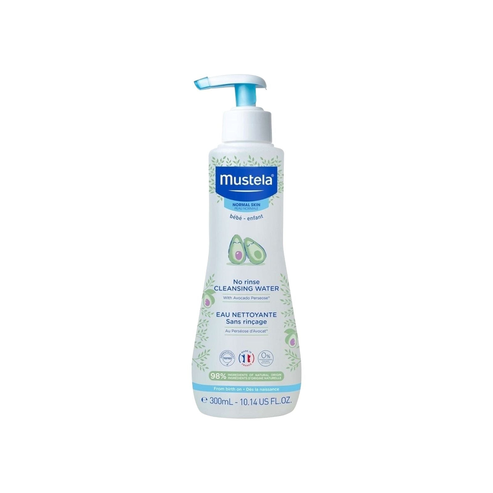 Mustela Baby No Rinse Cleansing Water 300ml - MELIA PHARMACY - MELIA PHARMACY