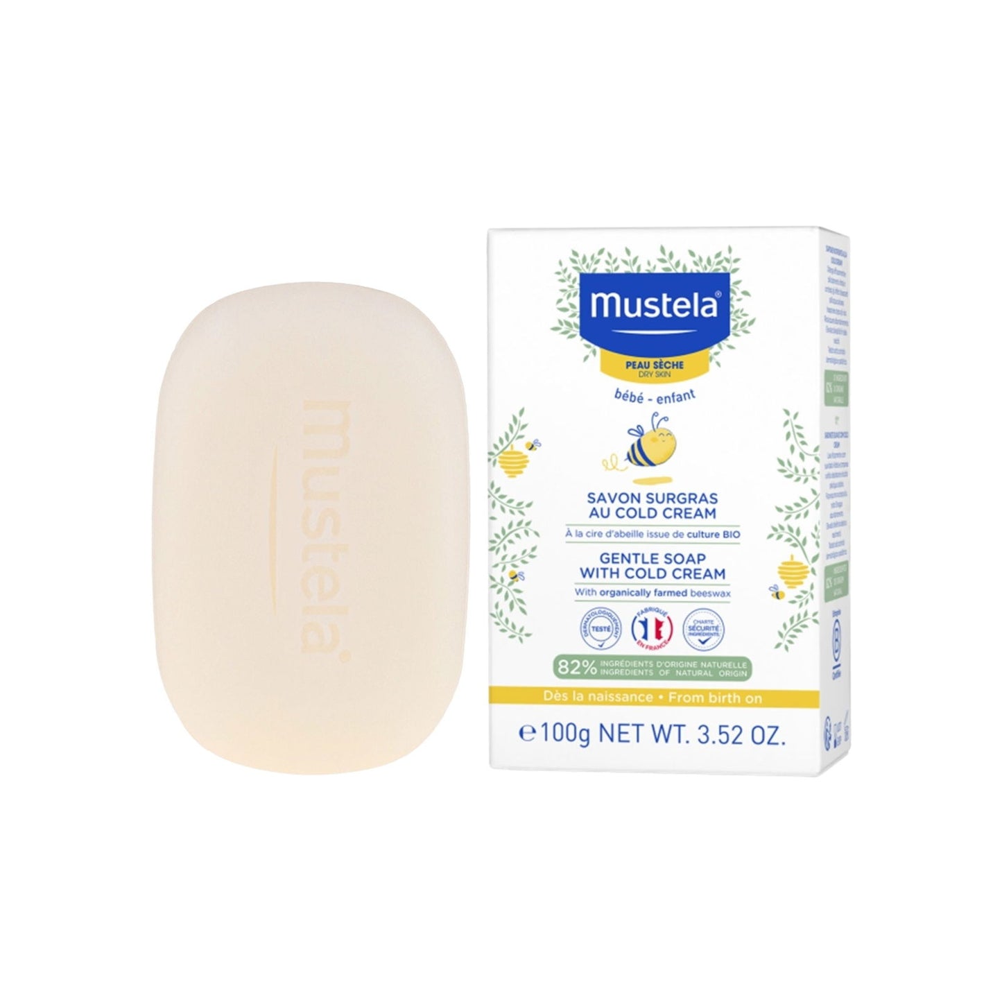Mustela Gentle Soap With Cold Cream 100 Gram - MELIA PHARMACY - MELIA PHARMACY