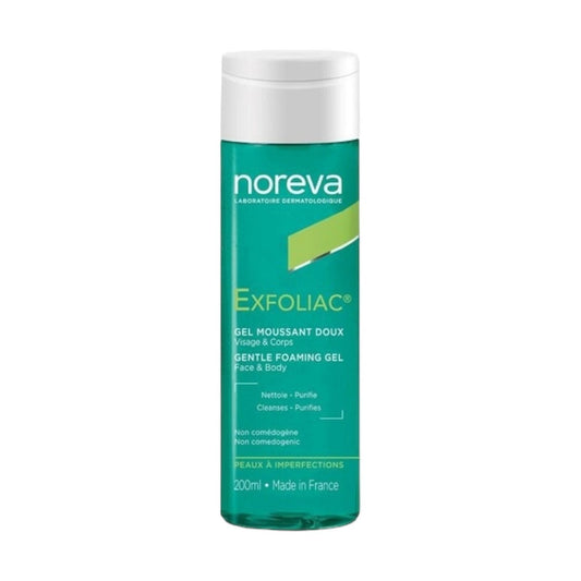 Noreva Exfoliac Gentle Foaming Gel 200Ml - MELIA PHARMACY - MELIA PHARMACY