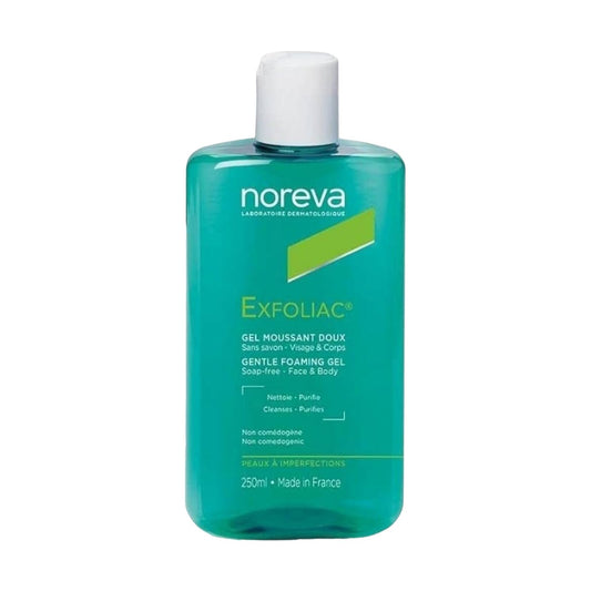 Noreva Exfoliac Gentle Foaming Gel 250Ml - MELIA PHARMACY - MELIA PHARMACY