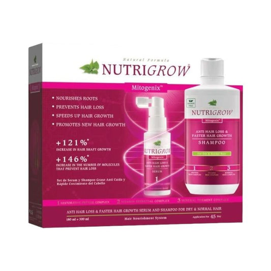 Nutrigrow Hair Serum With Shampoo For Dry And Normal Hair - MELIA PHARMACY - MELIA PHARMACY