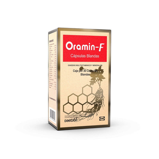Oramin F Multi Vitamins, Royal Jelly and Gensing 30 Capsule - MELIA PHARMACY - MELIA PHARMACY