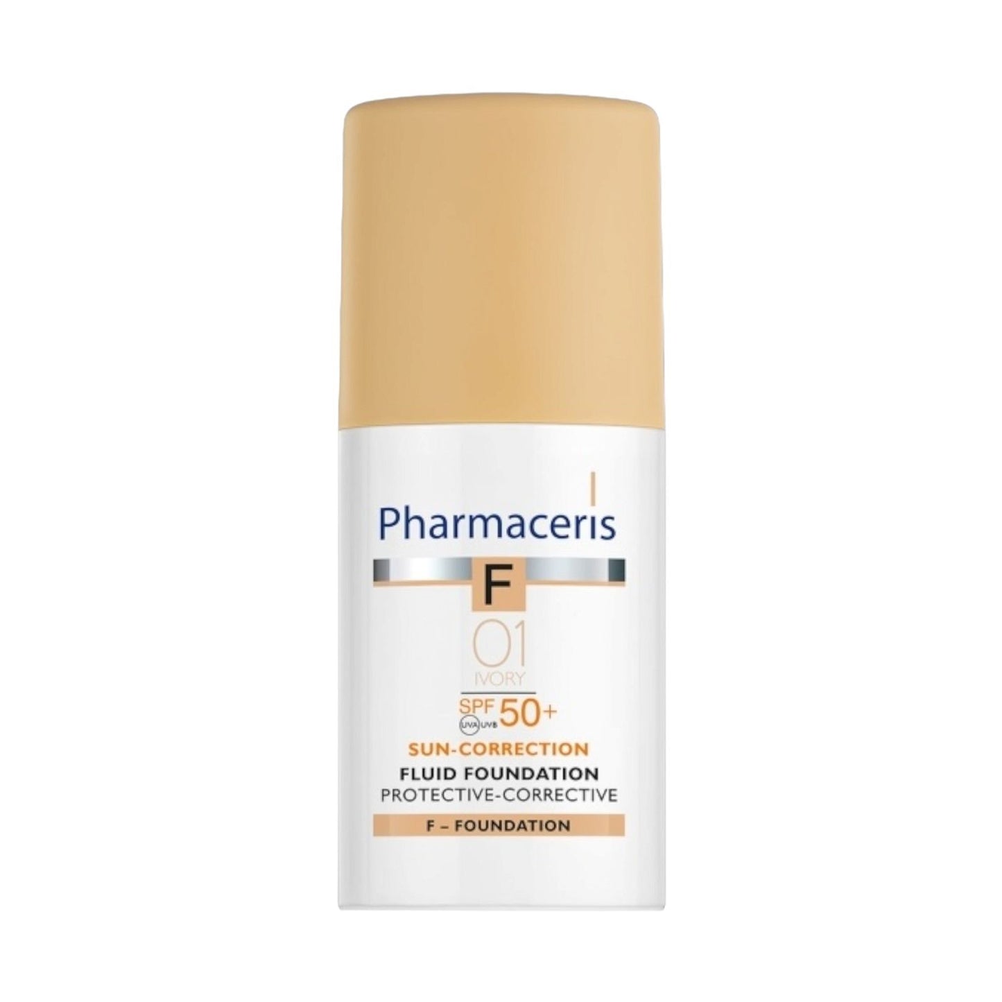 Pharmaceris F Mild Fluid Foundation 01 Ivory Spf50+ (30ML) - MELIA PHARMACY - MELIA PHARMACY