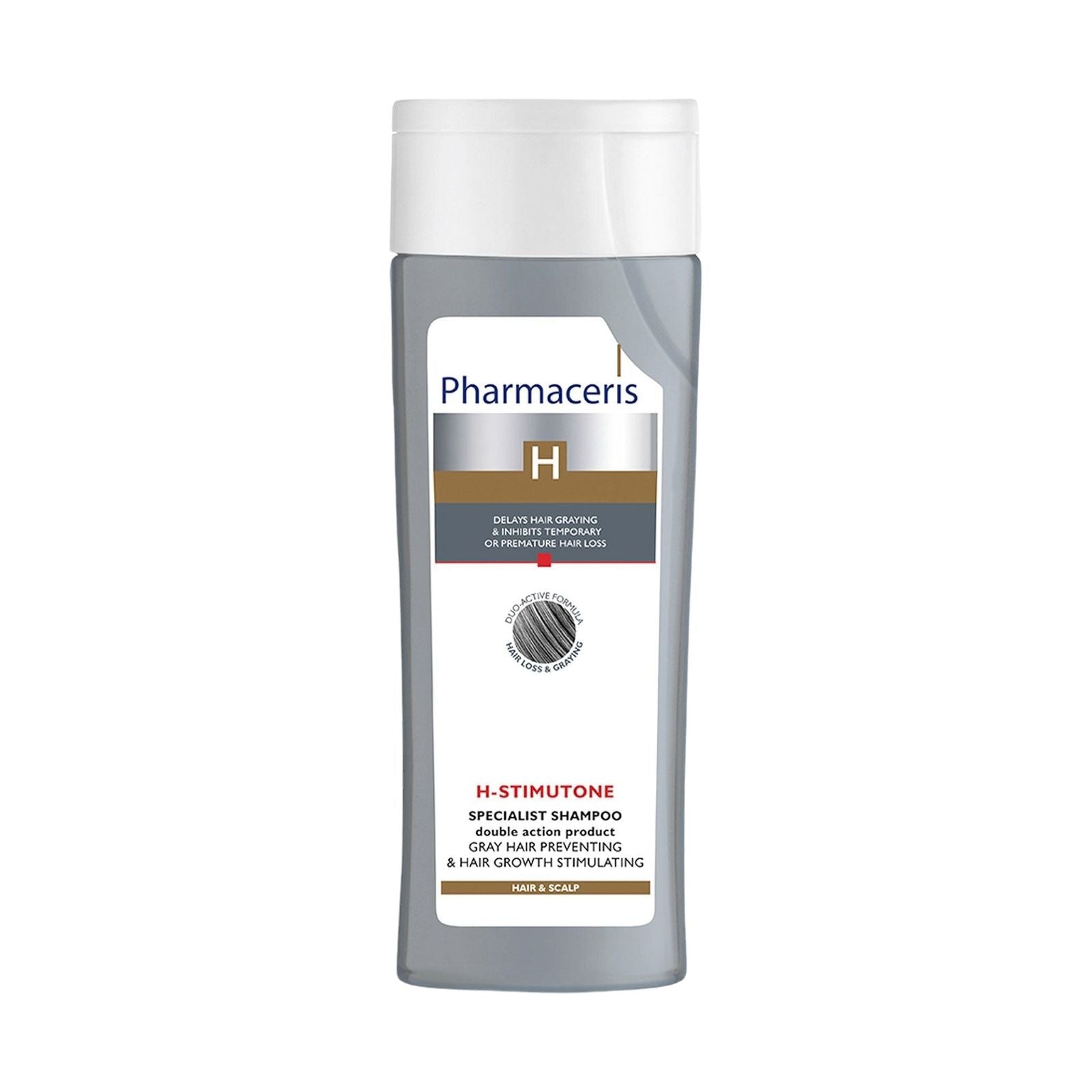Pharmaceris H Stimutone Gray Hair Preventing Shampoo 250Ml - MELIA PHARMACY - MELIA PHARMACY