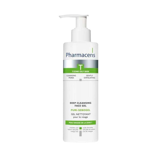 Pharmaceris T Puri-Sebogel Antibacterial Gel Face Wash 190Ml - MELIA PHARMACY - MELIA PHARMACY