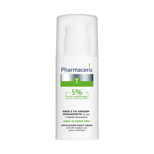 Pharmaceris T Sebo-Almond Peel 5% Night Cream 50Ml - MELIA PHARMACY - MELIA PHARMACY