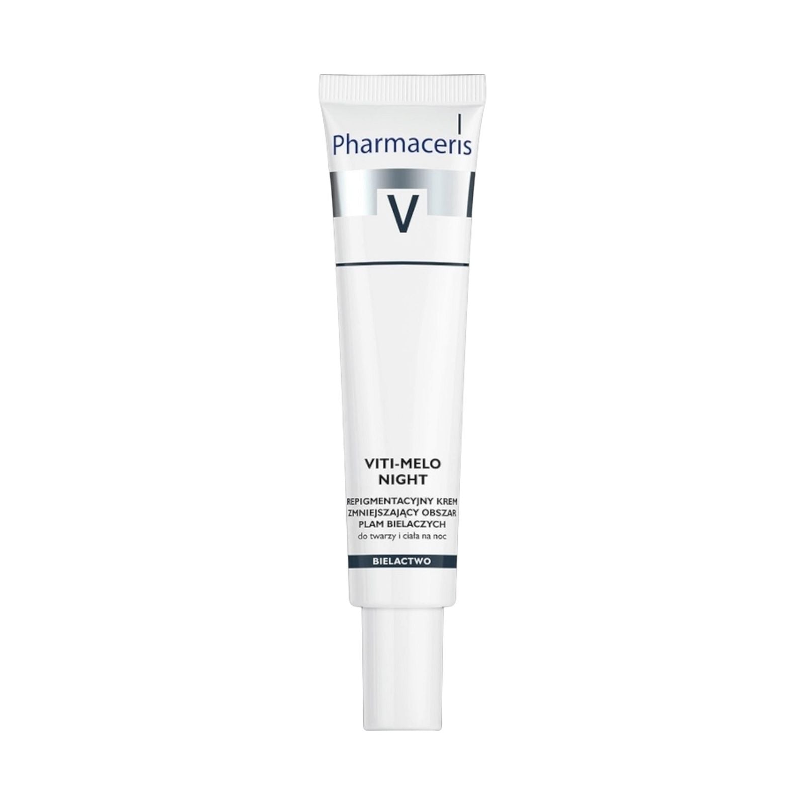 Pharmaceris V Viti-Melo Repigmentation Night Cream Minimising Vitiligo Lesions For Face And Body 40Ml - MELIA PHARMACY - MELIA PHARMACY