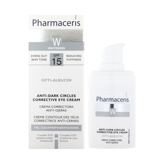 Pharmaceris W Opti Albucin Anti-Dark Circles Corrective Eye Cream Spf 15, 15Ml - MELIA PHARMACY - MELIA PHARMACY