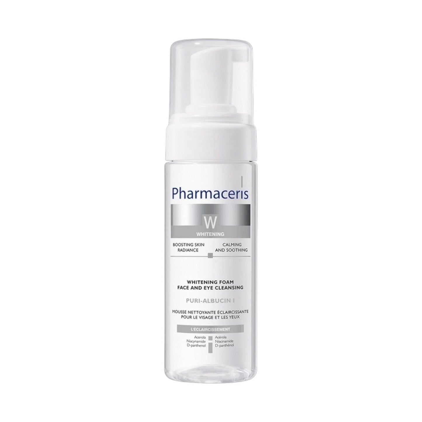 Pharmaceris W Whitening Foam Eye And Face Cleansing Puri-Albucin I, 150Ml - MELIA PHARMACY - MELIA PHARMACY