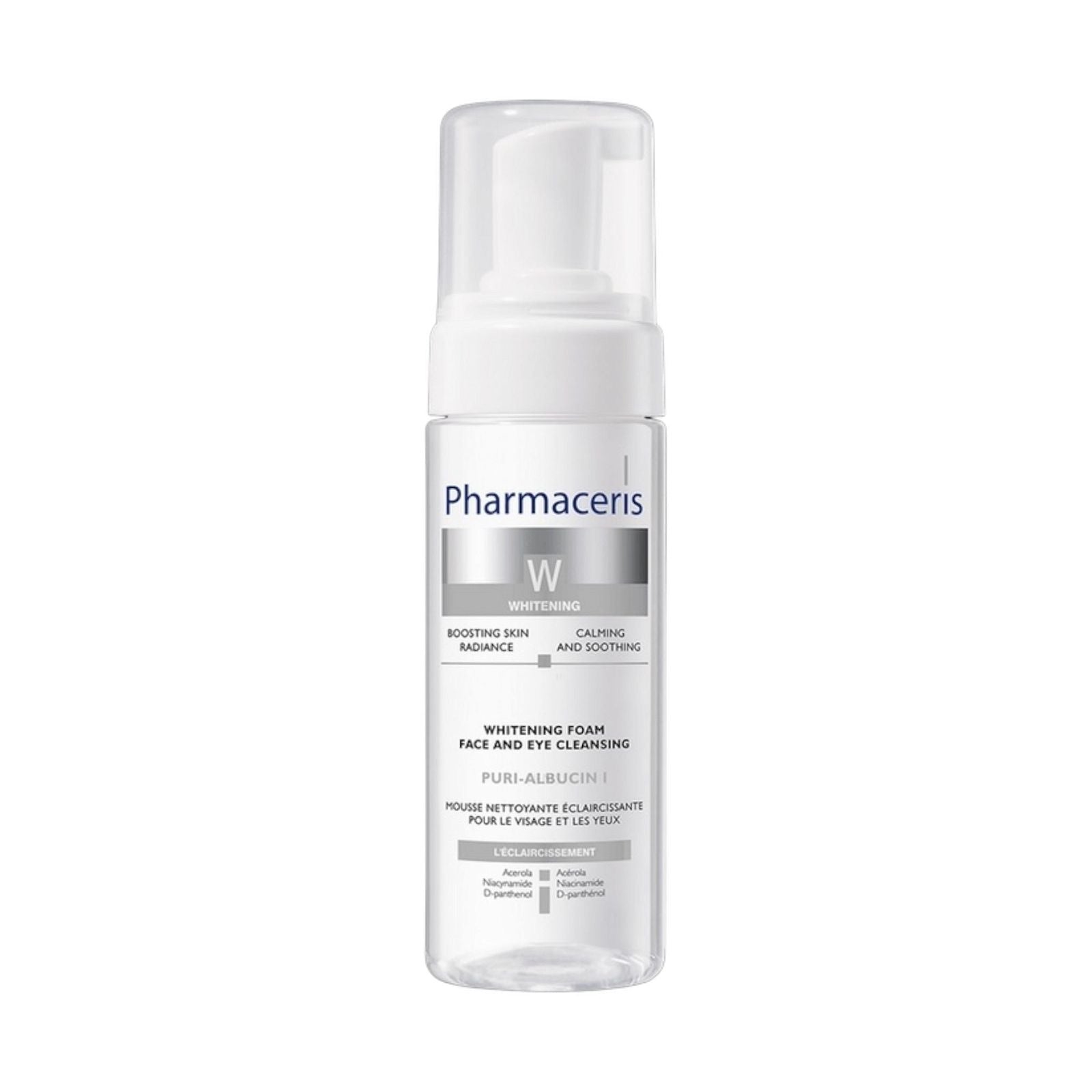 Pharmaceris W Whitening Foam Eye And Face Cleansing Puri-Albucin I, 150Ml - MELIA PHARMACY - MELIA PHARMACY