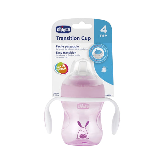 Chicco Transition Cup 4m+girl Pack1 200ml