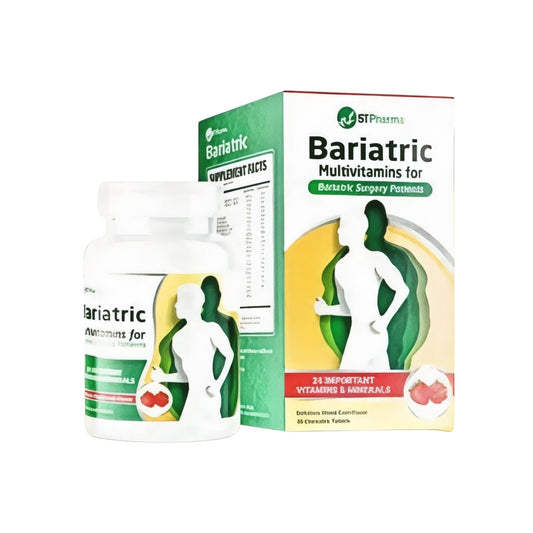 BT Pharma Post-Gastric Surgery Multivitamins Orange Flavor, 30 Tablets