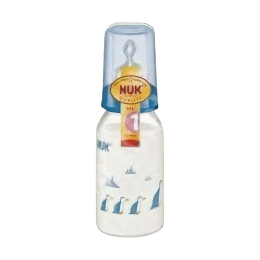 Nuk Standerd Glass رضاعة الأطفال
Bottle 125ml 0-6m- Blue