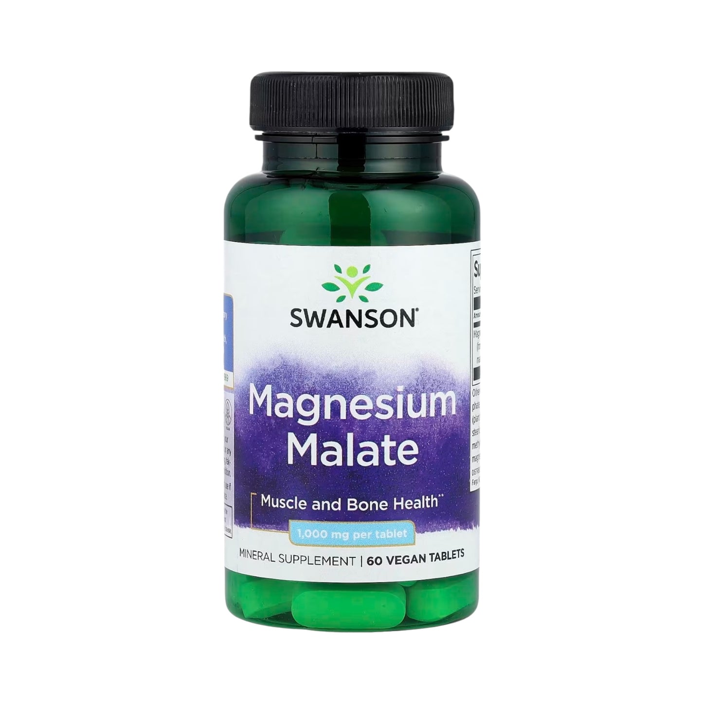 Swanson, Magnesium Malate, 1,000 mg, 60Tablets