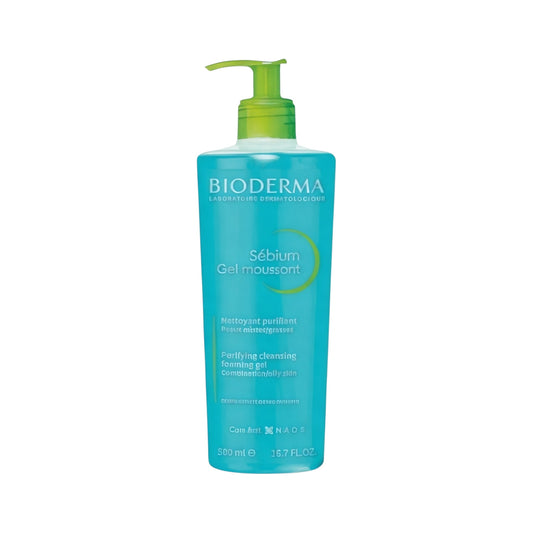 Bioderma Sebium Gel Moussant Purifying Cleansing Foaming Gel 500ml