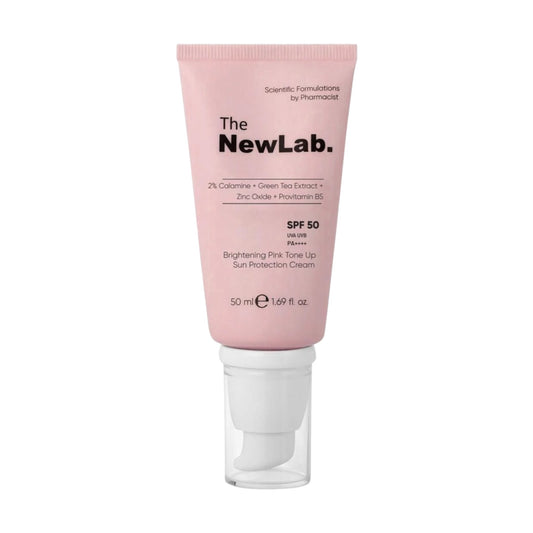 HE NEWLAB SPF 50 SUN PROTECTION CREAM 50ML BRIGHTENING PINK TONE UP