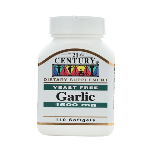 21st Century Garlic 1500mg 110 Soft Gels