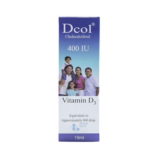 Dcol Vitamin D3 400I0 19ml Drops