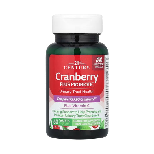 21st Century Cranberry Plus Probiotic, 60 Tablets