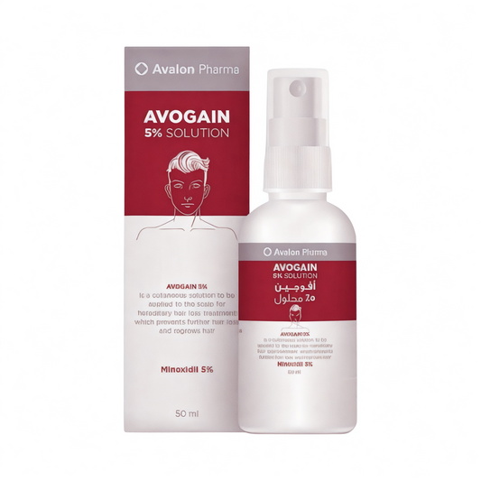 Avalon Avogain 5% محلول الشعر
Solution 50ml