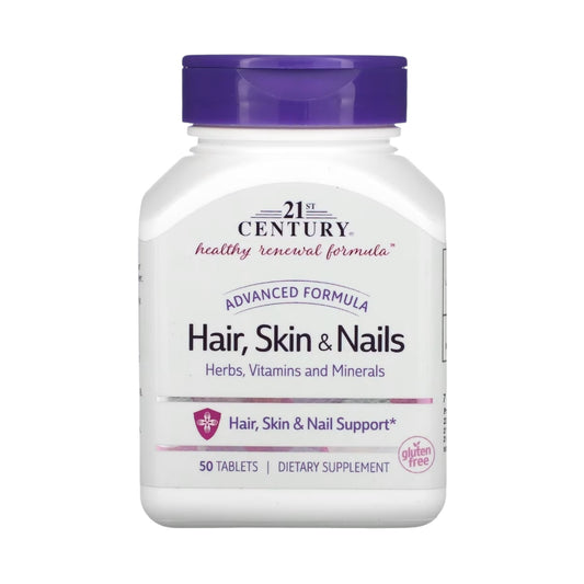 21st Century Advanced Formula Hair, Skin & Nails, 50 Tablets