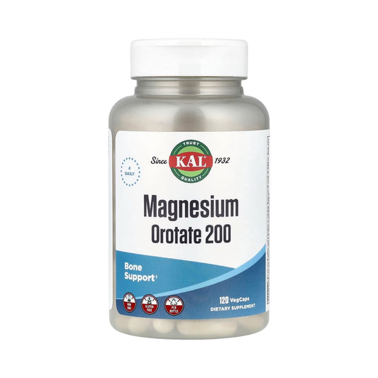 KAL, Magnesium Orotate 200,120 Vegcaps