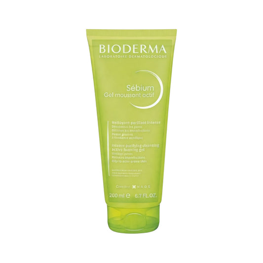 Bioderma Sebium Gel Moussant Actif (Salicylic Acid + Glycolic Acid) 200ml