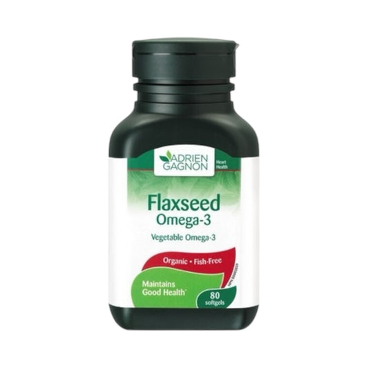 Adrien Gagnon Flaxseed Omega-3 80 Soft Gels