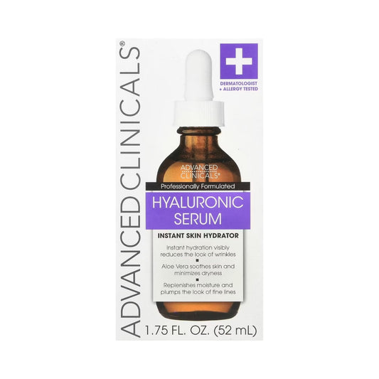 Advanced Clinicals, Hyaluronic Serum
52 ml