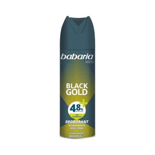 Babaria Body Spray Deodorant Black Gold -
Men 200ml