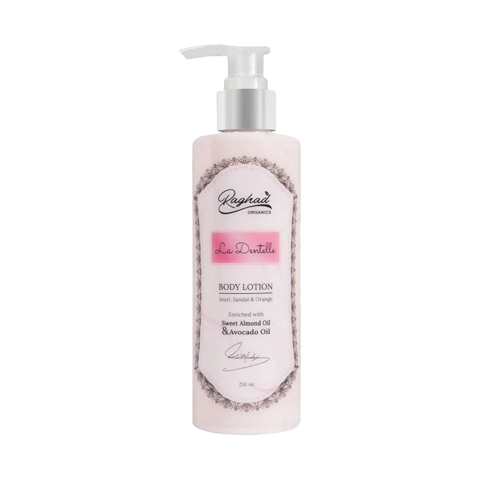 Raghad Organics La Dentelle Body Lotion 250ml - MELIA PHARMACY - MELIA PHARMACY