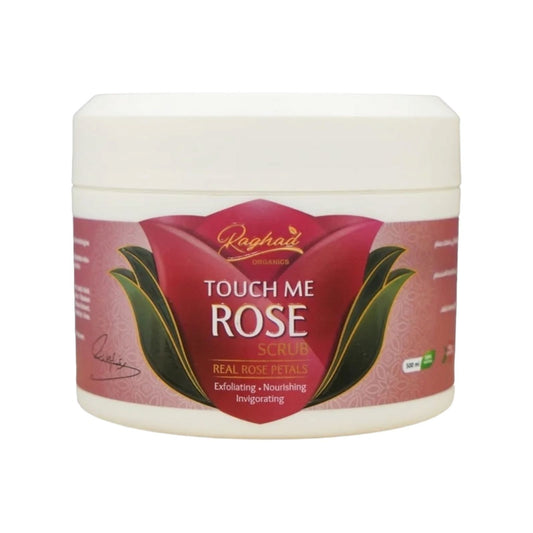 Raghad Organics Touch Me Rose Body Scrub 500ml - MELIA PHARMACY - MELIA PHARMACY