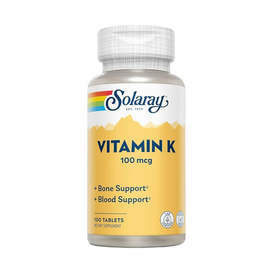 Solary, Vitamin K, 100 mcg, 100 Tablets - MELIA PHARMACY - MELIA PHARMACY