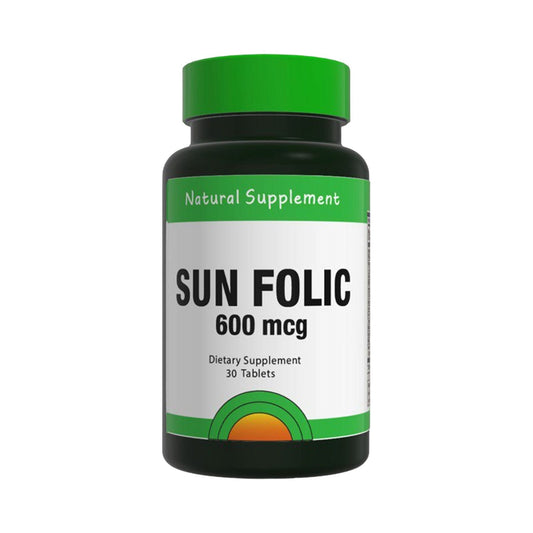 Sun Naturals Folic Acid 600 Mcg 30 Tablet - MELIA PHARMACY - MELIA PHARMACY