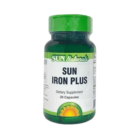 Sun Naturals Iron Plus 30Cap - MELIA PHARMACY - MELIA PHARMACY