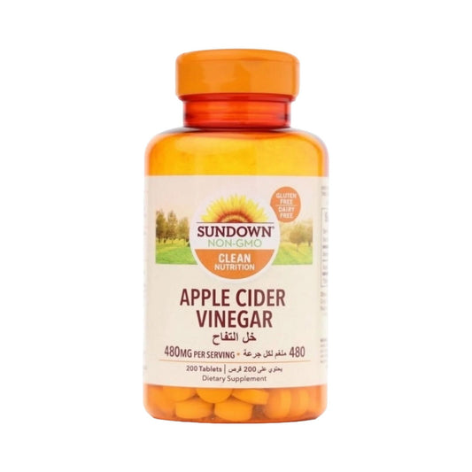 Sundown Apple Cider Vinegar Tab 200TAB - MELIA PHARMACY - MELIA PHARMACY